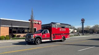 Kennewick Fire Department Medic 1823 Transporting from a Med 3
