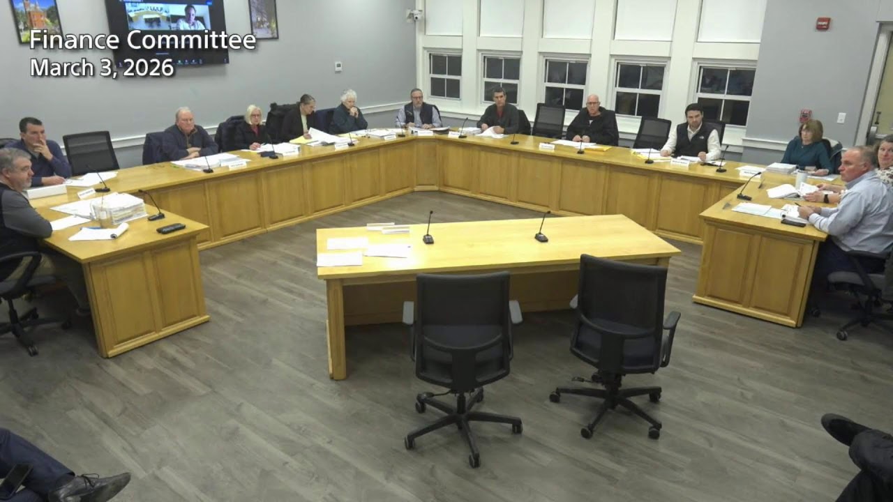 Finance Committee meeting March 3, 2026