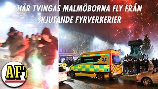 Här flyr Malmöborna från skjutande fyrverkerier