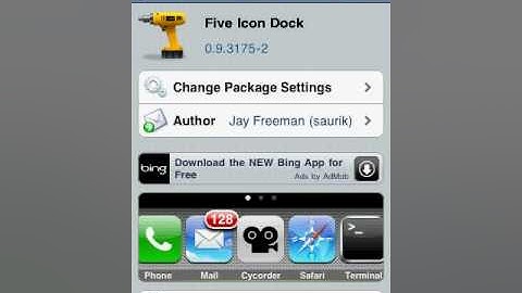 How to get Five icon dock, Five Column on Ipod/Iphone