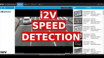 Speed violation Detection By- i2V Systems