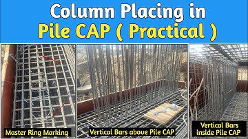 Column Steel Bar Placing in Pile CAP I Pile Foundation