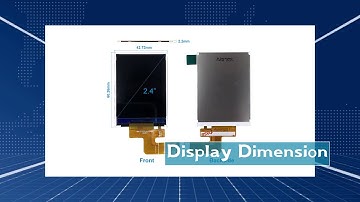 2.4inch QVGA SPI RGB interface IPS TFT LCD Module Display 240*320 ST7789V IPS lcd display screen