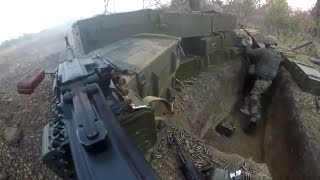 Ukraine War - Ukranian Soldiers Helmet Cam Footage Fighting From Trenches (18+) #ukraine #russia