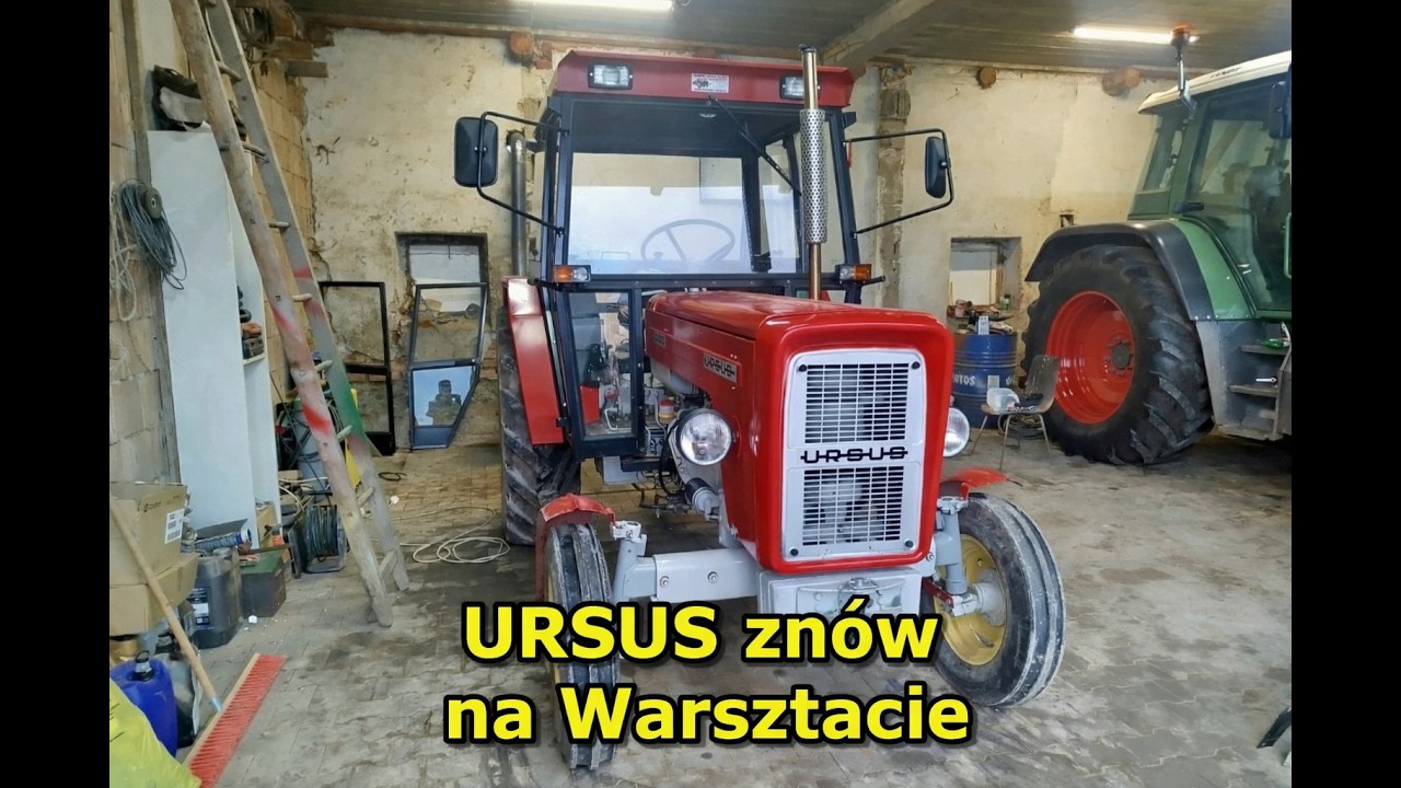 Ursus Znowu Na Warsztacie/Sciąganie Kabiny i Szykowanie Pod Rozbiórke
