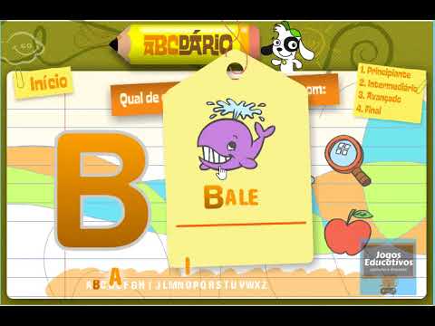 🔴[JOGOS EDUCATIVOS] Jogo do alfabeto 