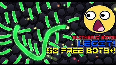 Slither.io *NEW* 50 Free Bots Forever!! Ultimate Mod!