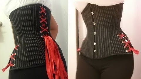 Corset Modification: Adjustable Hip Ties | Lucy