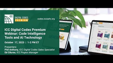 Webinar: New Code Intelligence Tools Added to ICC Digital Codes Premium