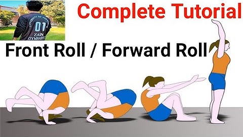 How to do a forward roll | Beginner gymnastics tutorial | Front roll | Zain Gymnastics and Fitness