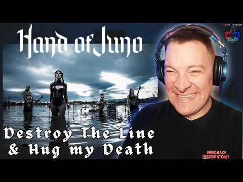 FIRST TIME HEARING Hand of Juno 🇮🇹 - Destroy The Line & Hug My Death REACTION! 🧠🤘