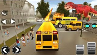 High School bus driving 2020 -Android Gameplay || Bus wala game / School wali bus / Gadi Bus gadi screenshot 5