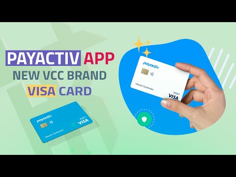 تطبيق جديد لإنشاء VCC جديدة بسهولة | How to Get New Visa Vcc Payactiv