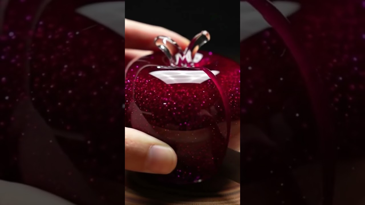 Ultra-Realistic 8K ASMR | Satisfying Glass Strawberry Slicing with Cinematic Detail