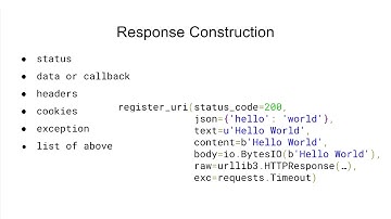 Unit Testing with Requests