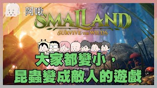 大家都變小昆蟲變成敵人的遊戲｜SMALLLAND｜玩什麼鬼啦 阿啾 啾啾妹 辛卡 鹿人 阿誠