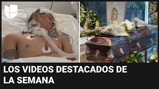 Niños mueren abrazados a su abuela y migrante pierde sus piernas: videos destacados de la semana 