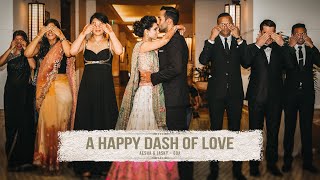 A HAPPY DASH OF LOVE - Aesha & Jasky Trailer // Best Wedding Highlights // Goa, India