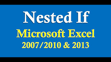 Excel - Nested If function