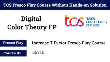 Digital   Color Theory FP  Answer   Fresco Play Course Answer #tcs #56716