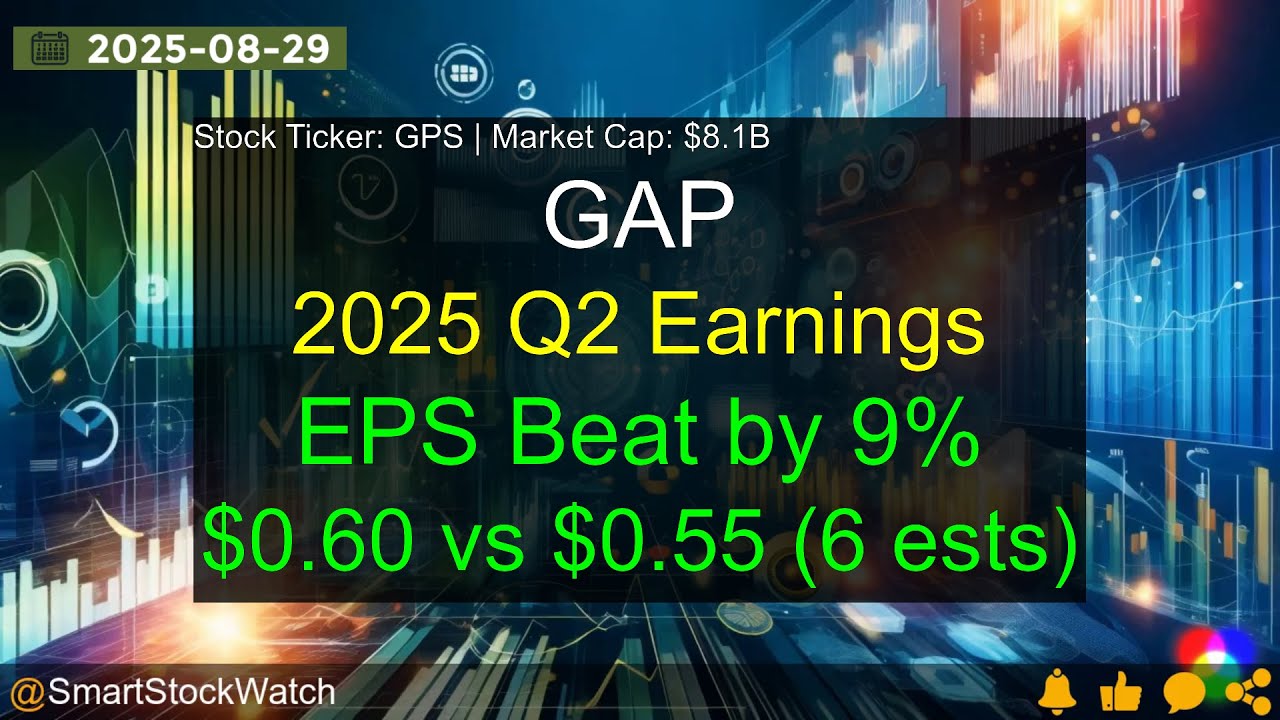 GAP (GPS|$8.1B) - 2025 Q2 Earnings Analysis