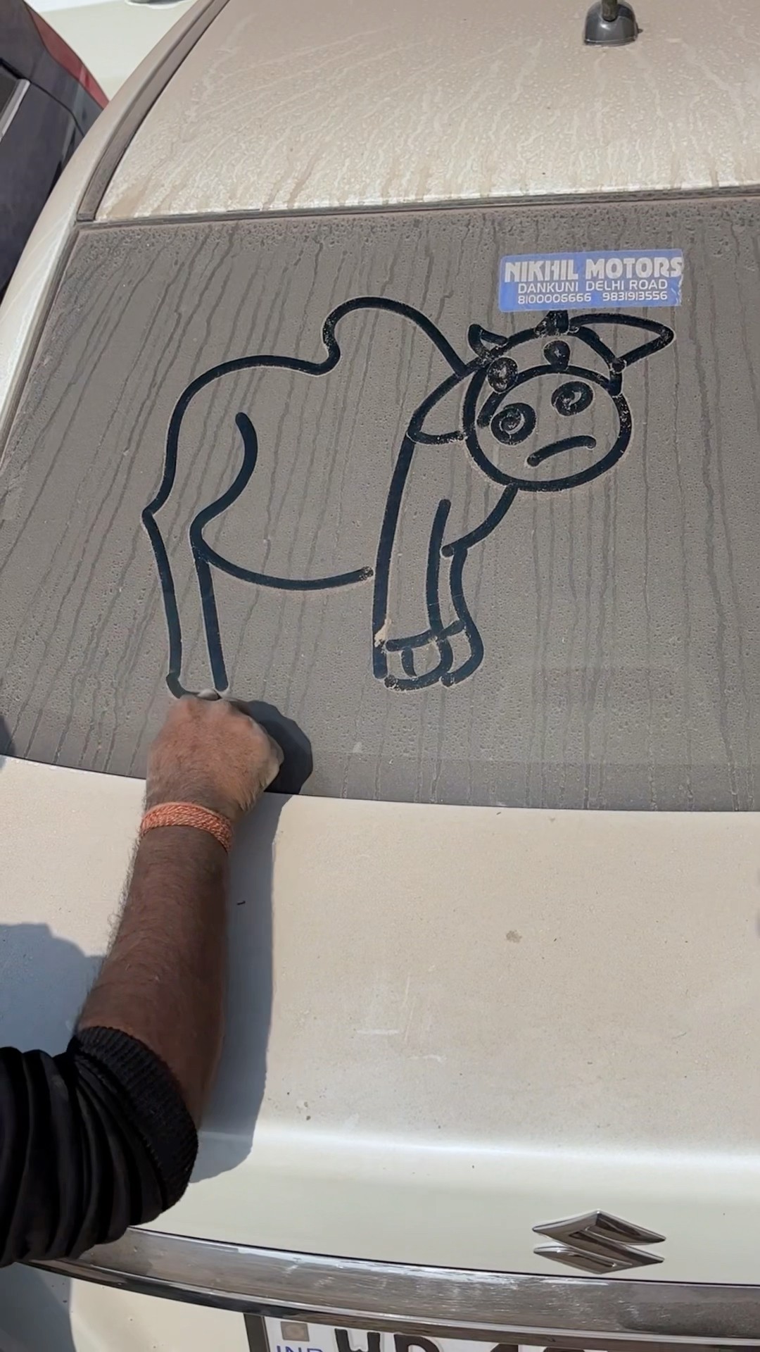 Draw a cow using स5 #art #shorts