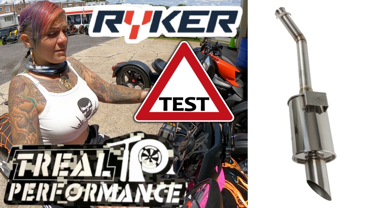 best can am ryker exhaust Treal Performance erv mckoy YouTube
