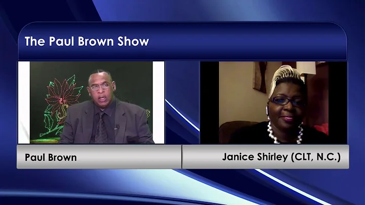 Paul Brown Show with guest Janice Shirley