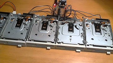 Floppy music | PSY- Gangnam style (4FDD+ Arduino UNO)