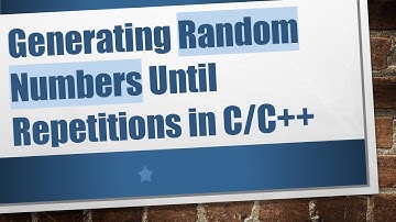 Generating Random Numbers Until Repetitions in C/C++