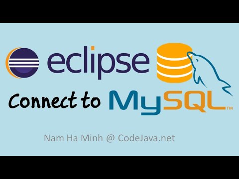 ไม่สามารถติดต่อฐานฐานข้อมูลได้ รหัสที่แจ้งกลับมา: could not connect to mysql.  New  How to Connect to MySQL Database in Eclipse IDE