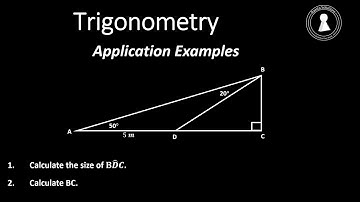 Trigonometry: Application example 4 (applying sine rule, cosine rule, area rule and SOHCAHTOA)