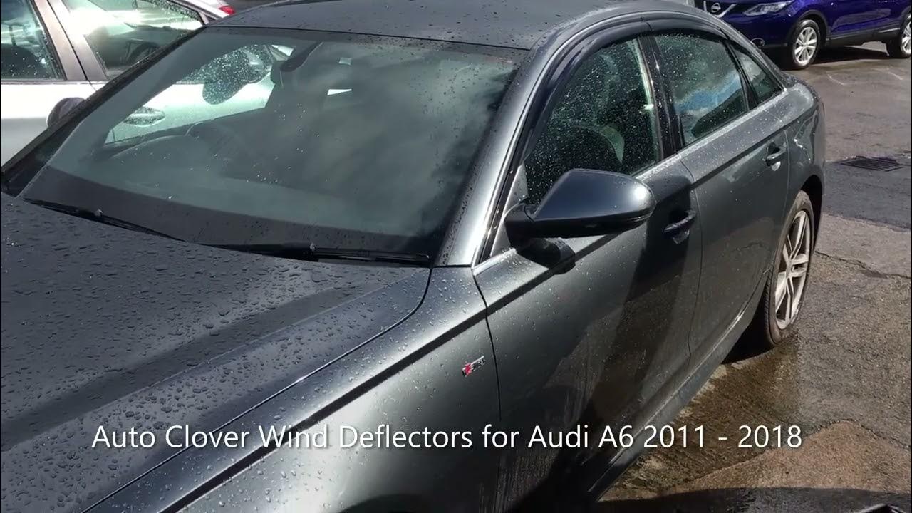 Auto Clover Wind Deflectors Set for Audi A6 2011 2018 (6 pieces