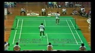 Separuh Akhir Piala Thomas 1988 Misbun Sidek Vs Icuk Sugiarto