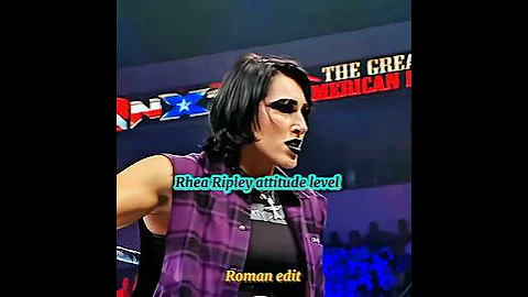 Rhea Ripley attitude level in WWE 😱#wwe #rhearipley #shortvideo #wrestling shorts