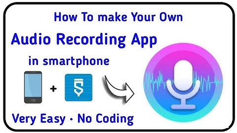 How to make Audio Recorder App in Sketchware | Audio Recorder App | Apps without coding