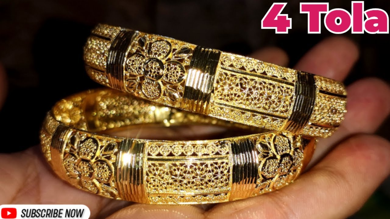 4 tola gold kangan design | fancy jewelry collection | gold ...