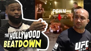 Tyron Woodley Breaks Down BJ Penn Fight Video | The Hollywood Beatdown