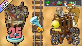 Plants Vs Zombies 2 - Wild West Day 25 Plants Lvl 1 & No Premium
