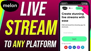 How to Live Stream for Beginners - Melon App Tutorial screenshot 1