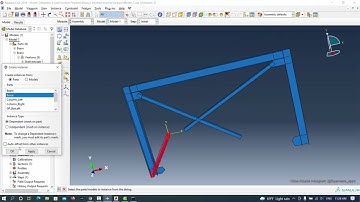 ABAQUS | Steel Braced Frame | Apply Imperfection | Buckling and Cyclic Analysis. Part 2/3