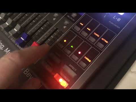 Zoom LiveTrak L-8 Light Up Sequence
