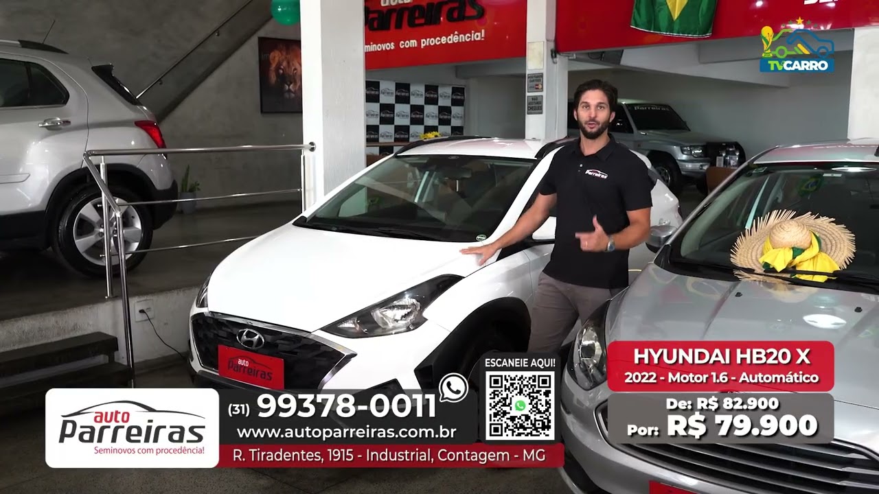 ⁣🔥 HYUNDAI HB20 X 2022 NA AUTO PARREIRAS! 🚗✨