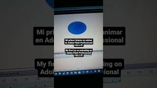 Mi primer intento animando en Adobe Flash Profesional CS5.5 💀 #adobe #adobeflash