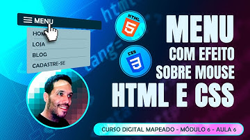 Criando um menu com HTML e CSS (com submenu) - CÓDIGO PURO