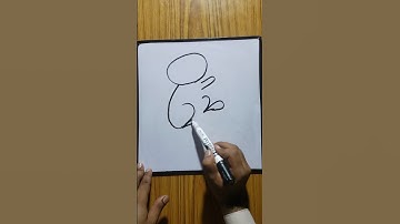 Amazing! Rabbit Drawing From Number 22 😱 | Easy Step by Step #shorts