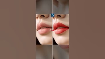 How to add realistic lipstick    Ps short Tutorial