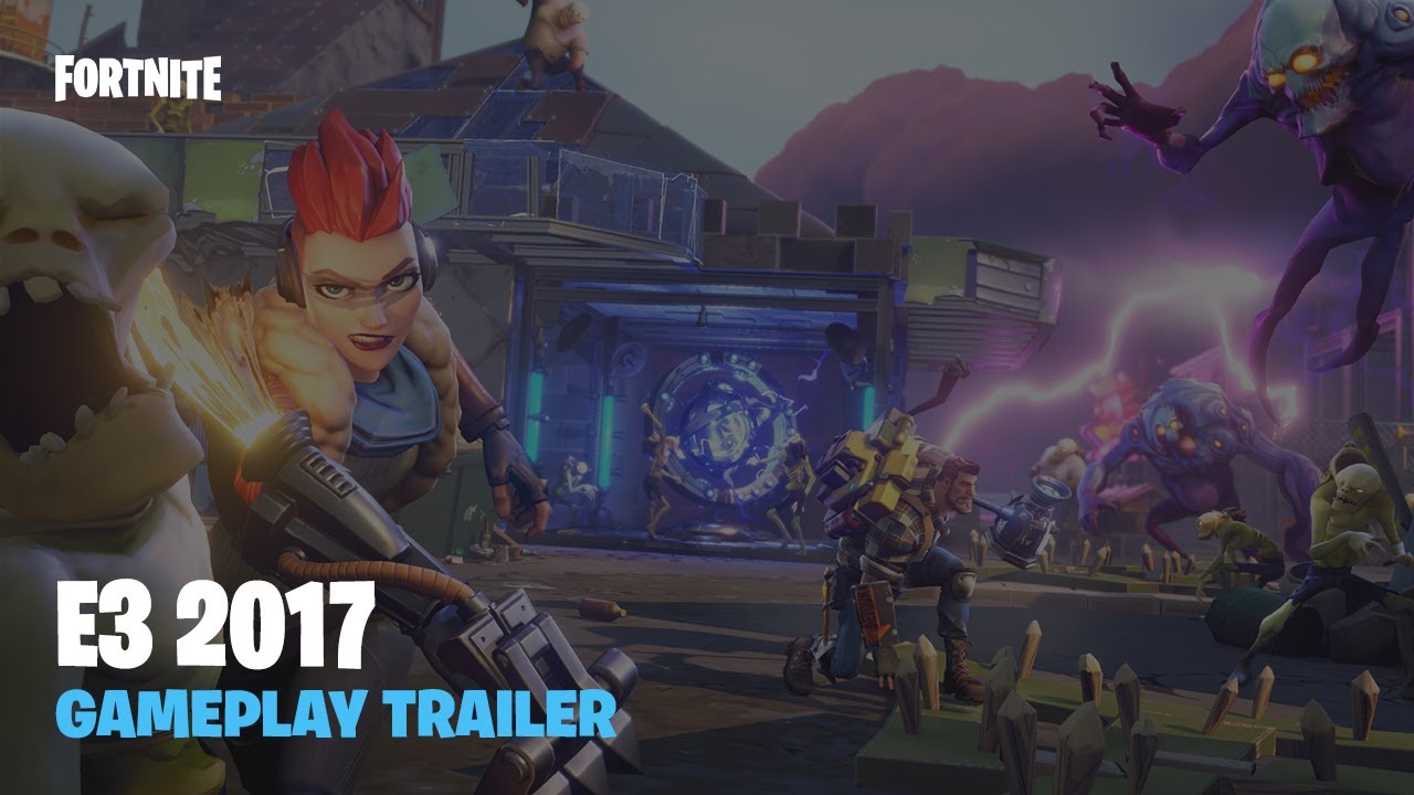Fortnite - E3 2017 Gameplay Trailer (:30) - ESRB Rating: TEEN with Violence
Fortnite is the Action Building game from Epic Games coming to PlayStation 4, Xbox One, PC, and Mac in paid Early Access on July