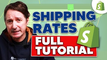 How to Setup Shipping Rates in Shopify (Full Tutorial)