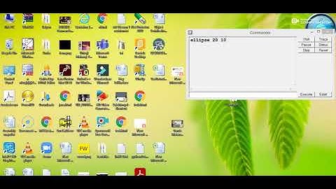 Std3 MSW Logo Dustbin using ellipse command